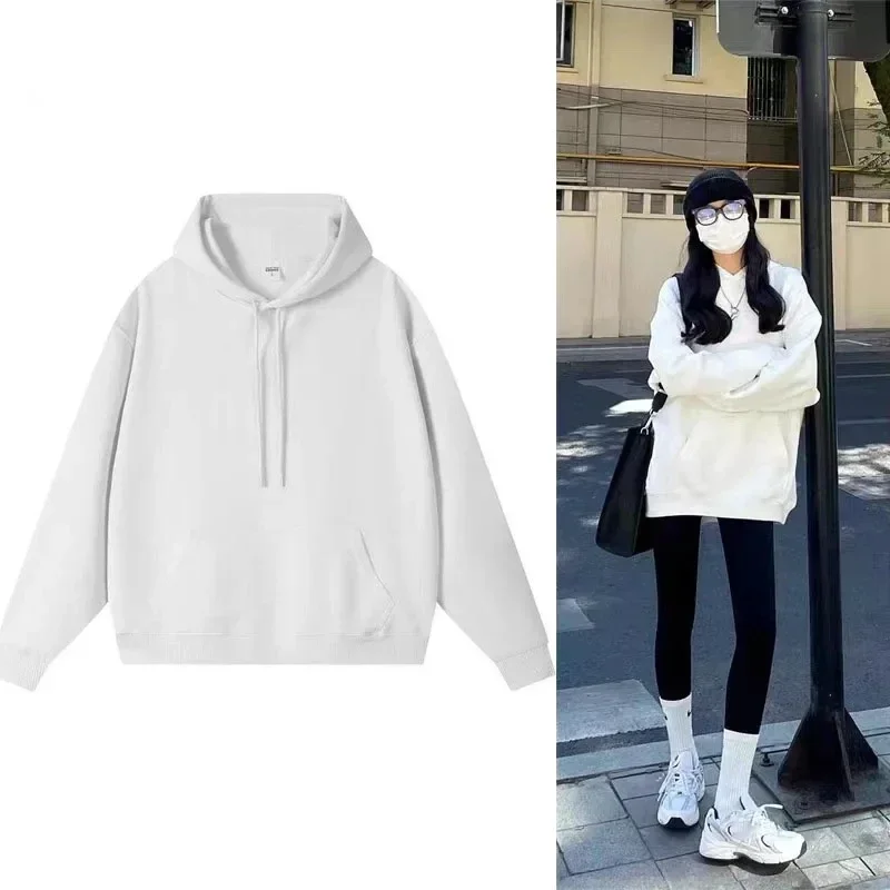 

Sports Hooded Sweater For Men And Women Running Fitness Sweater Loose Casual Warm Top