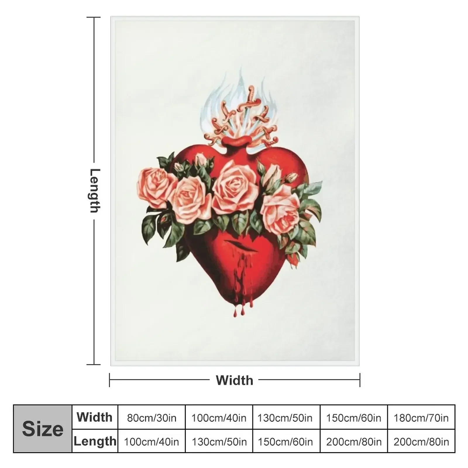New Immaculate Heart of Mary Vintage Throw Blanket Plaid Extra Large Throw Bed covers sofa bed Decorative Beds Thin Blankets