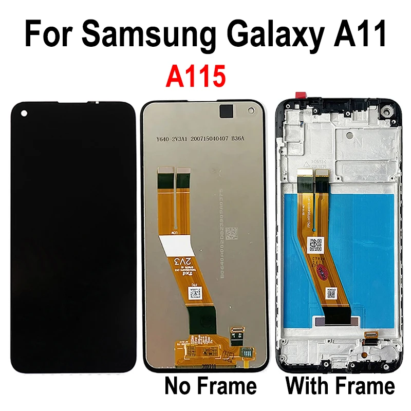 Gefensi для Samsung A11 A115 SM-A115F ЖК-дисплей с сенсорным экраном в сборе для Samsung SM-A115F/DS ЖК-экран