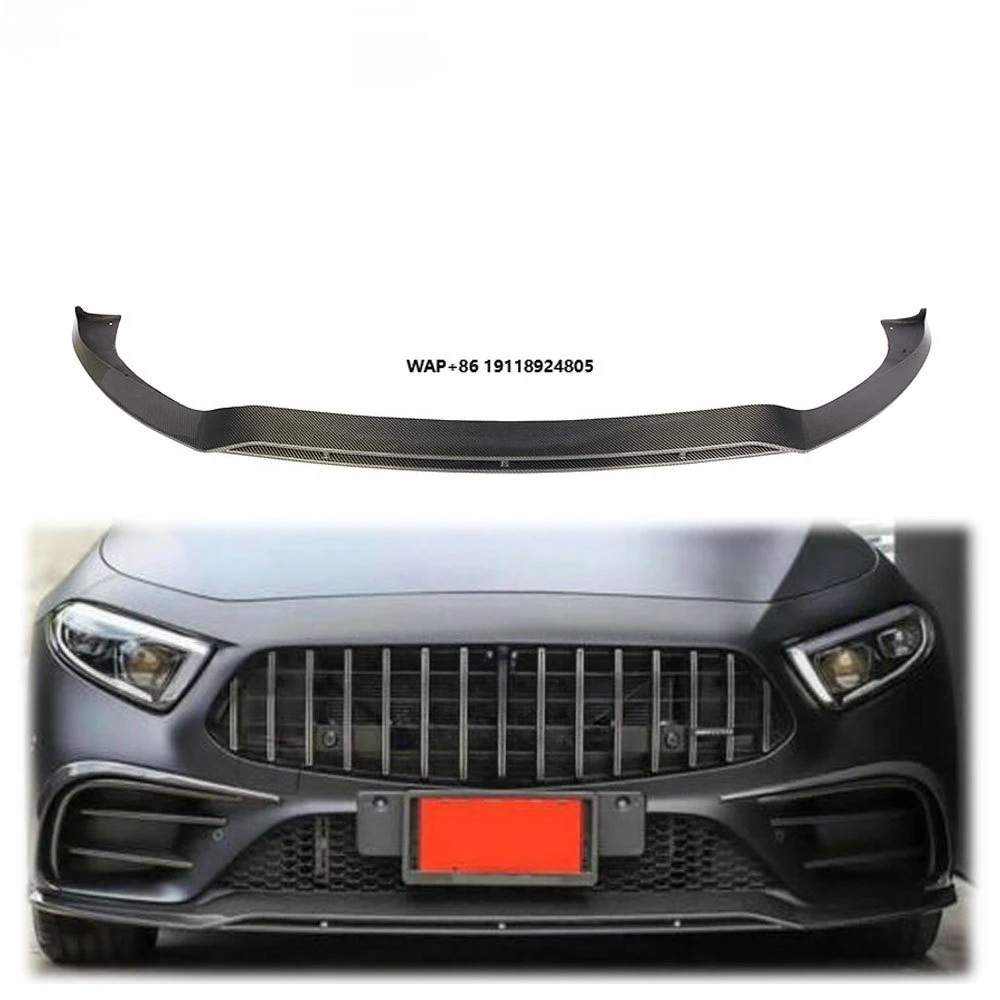 

Fit for Bnez C257 CLS350 CLS53 2018-2019 Front Bumper Spoiler Lip Carbon Fiber