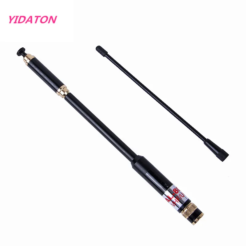 1PC AL-800BNC SMA-M SMA-F dual frequency 144/430mhz high gain antenna is suitable for Kenwood tyt hyt Baofeng walkie-talkie