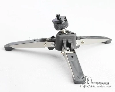 Hydraulic Universal Mini Three Feet Support Tripod Stand Base Monopod Stand for Monopod Ballhead with 3/8