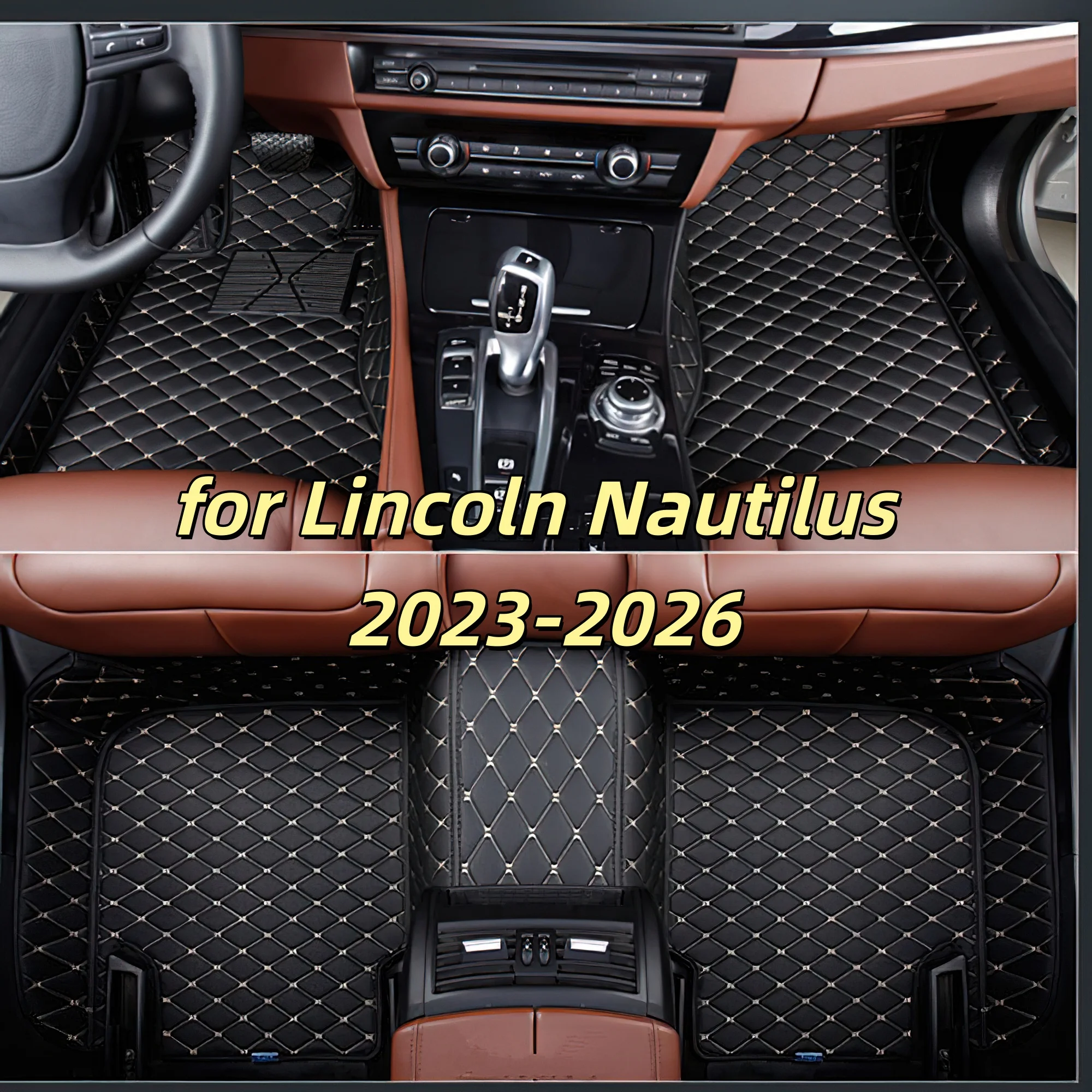 

Аксессуары, автомобильные кожаные коврики для Lincoln Nautilus 2023 2024 2025 2026, автомобильные коврики на заказ, коврики для ног автомобиля, коврики