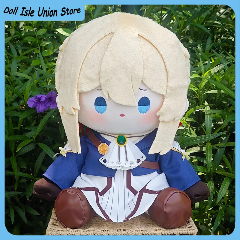

Violet Evergarden Sitting Cotton Doll Plush Stuffed Toy 40cm Cartoon Anime Cosplay Change Clothes Plushie Pillow