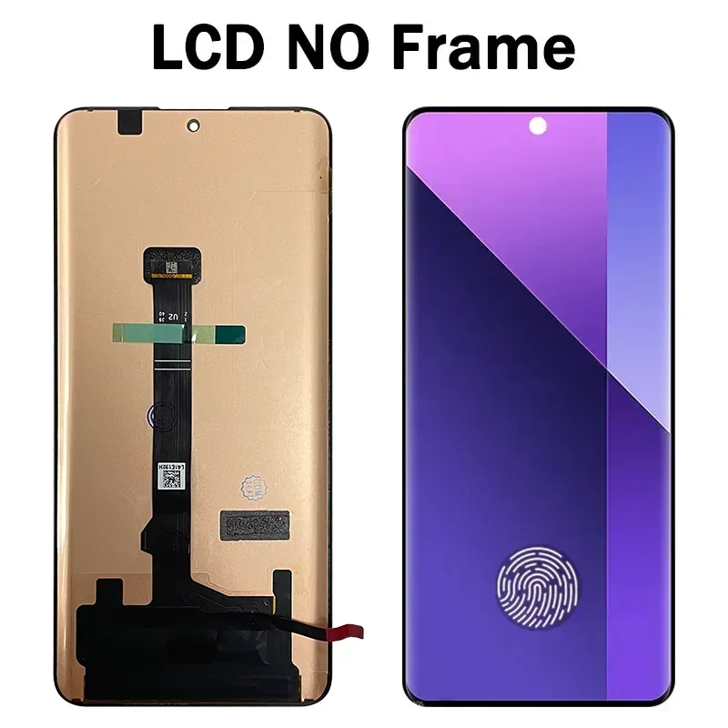 6.67“AMOLED For Xiaomi Redmi Note 13 Pro+ 5G Lcd Display Digital Touch Screen with Frame For Redmi Note13 Pro Plus 23090RA98C