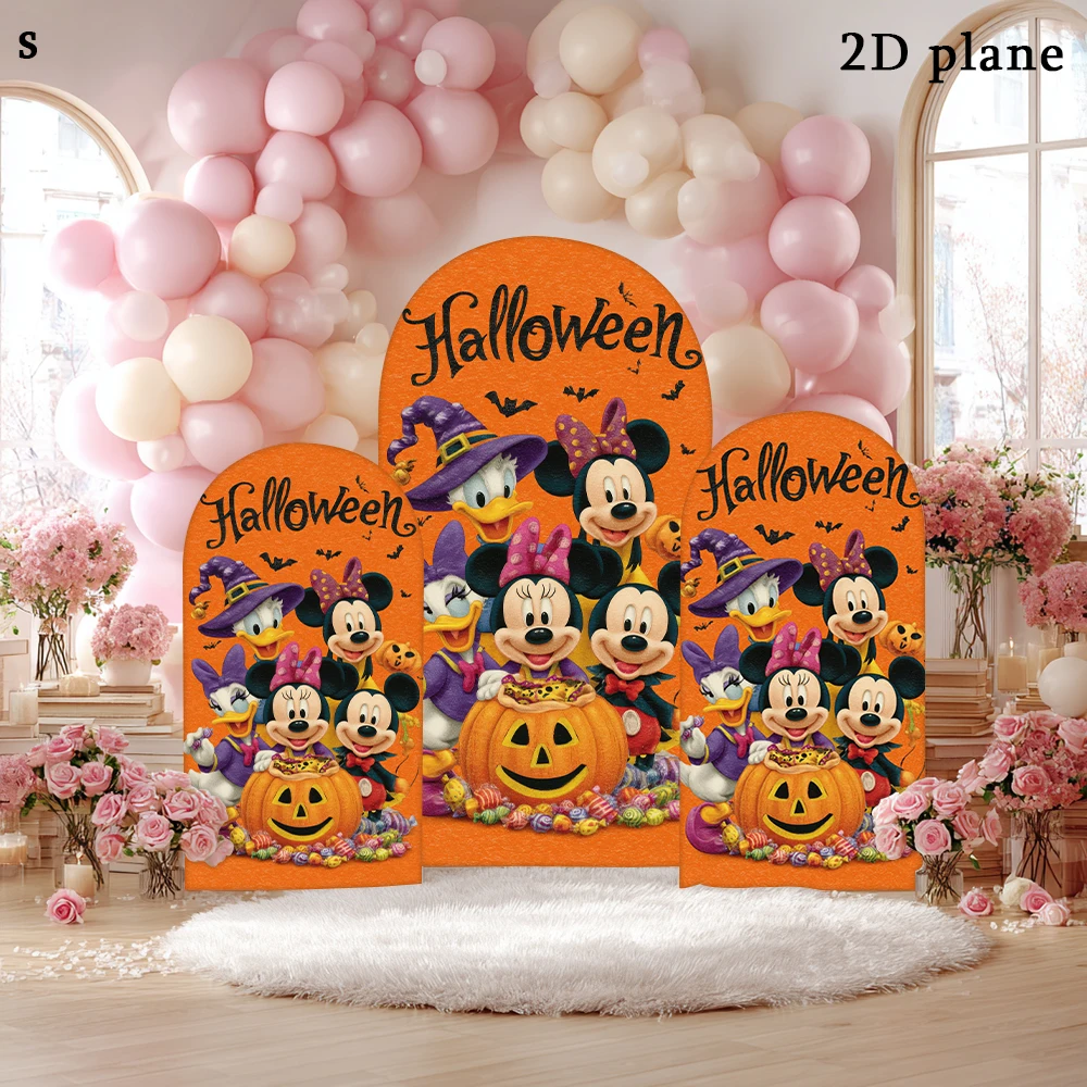 

Disney Mickey & Minnie Halloween Party Backdrop