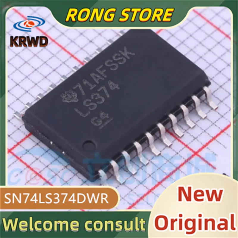 

10PCS LS374 NEW Original SN74LS374DWR SN74LS374DW SN74LS374D 74LS374 SOP-20