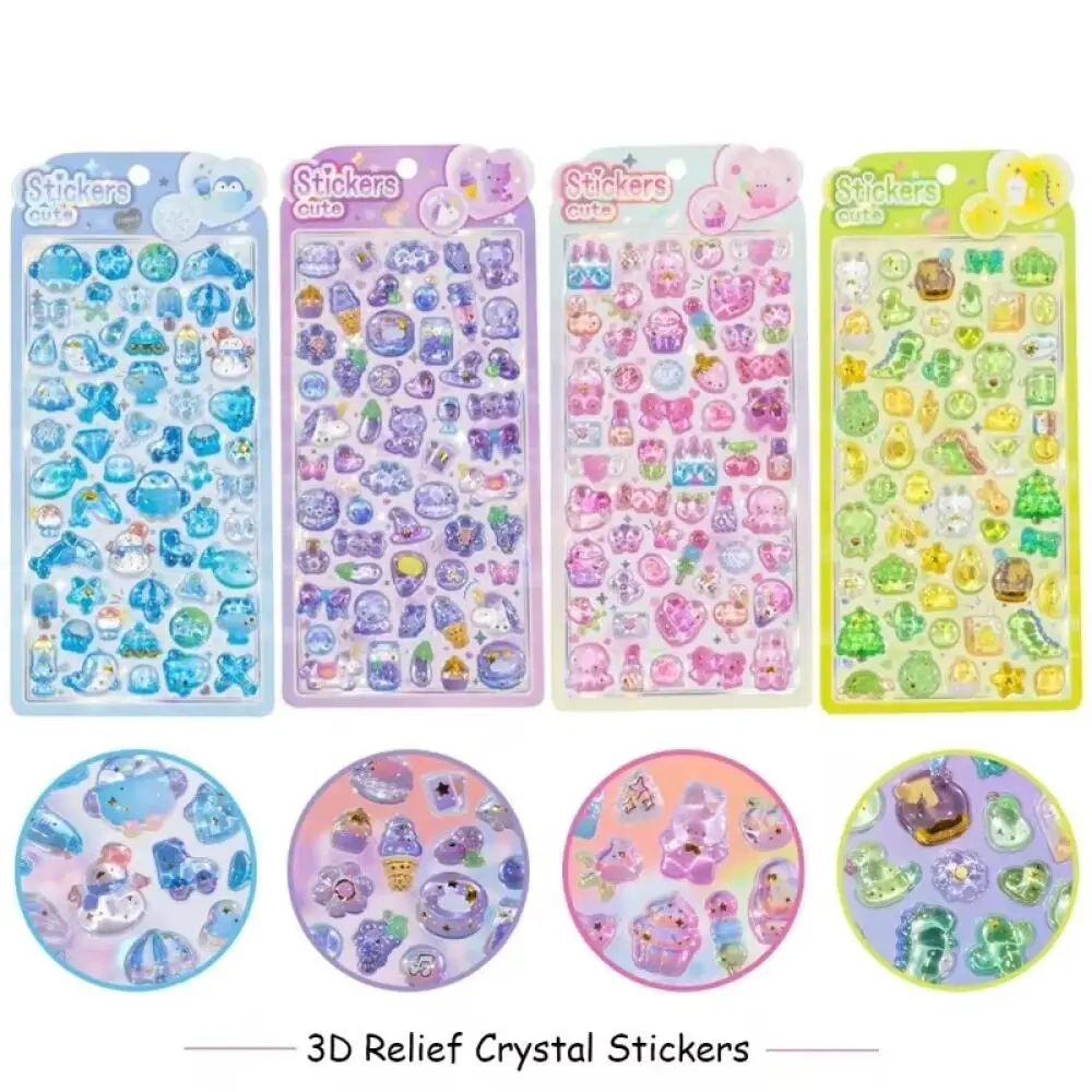 

Kawaii Rabbit 3D Relief Sticker Cartoon Animals Scrapbooking Diy Diary Decor Journaling Kawaii DIY Stickers for kids