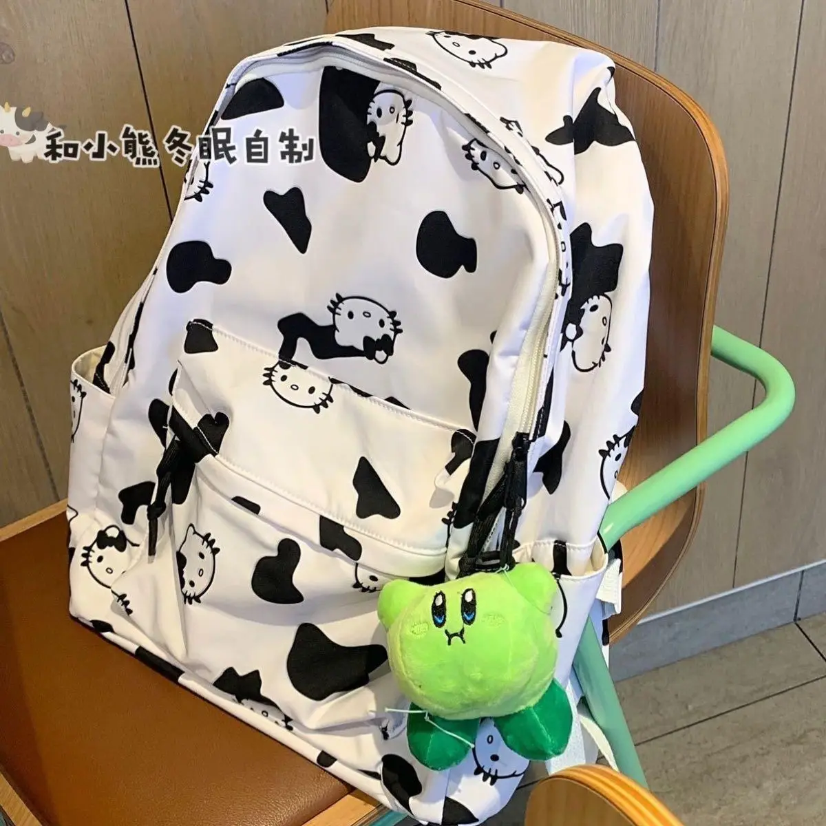 Sanrio Hello Kitty Melody Schoolbag Schoolbag Female Student Junior and Middle School Students Large Capacity Ins Mori All-Match