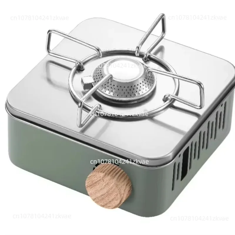 Estufa de camping de butano con bolsa portátil Cocina interior y exterior para uso esencial de campamento de emergencia por recipiente de gas no incluido
