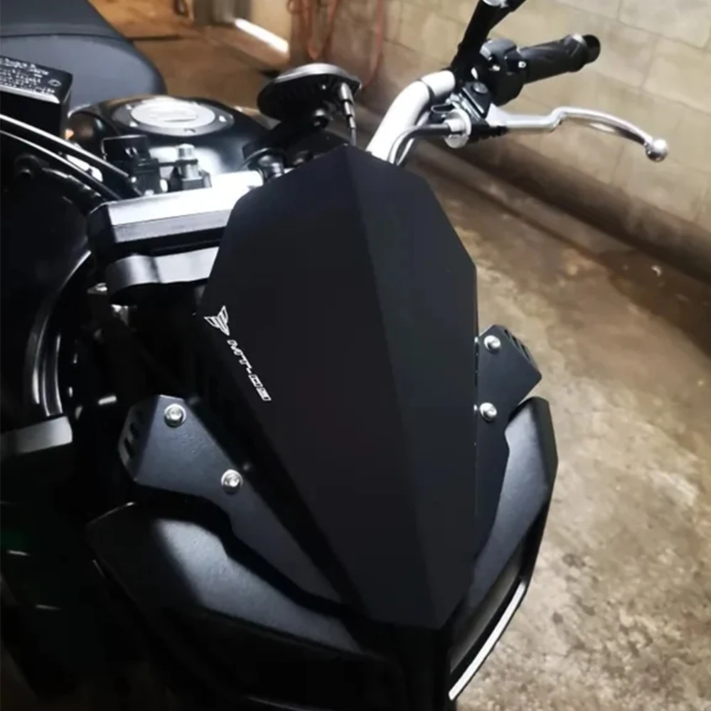 

FOR YAMAHA MT-09 FZ09 2017 2018 2019 2020 Motorcycle Windshield Windscreen Aluminum Kit Deflector MT 09 MT09 FZ fz 09 2021-2025