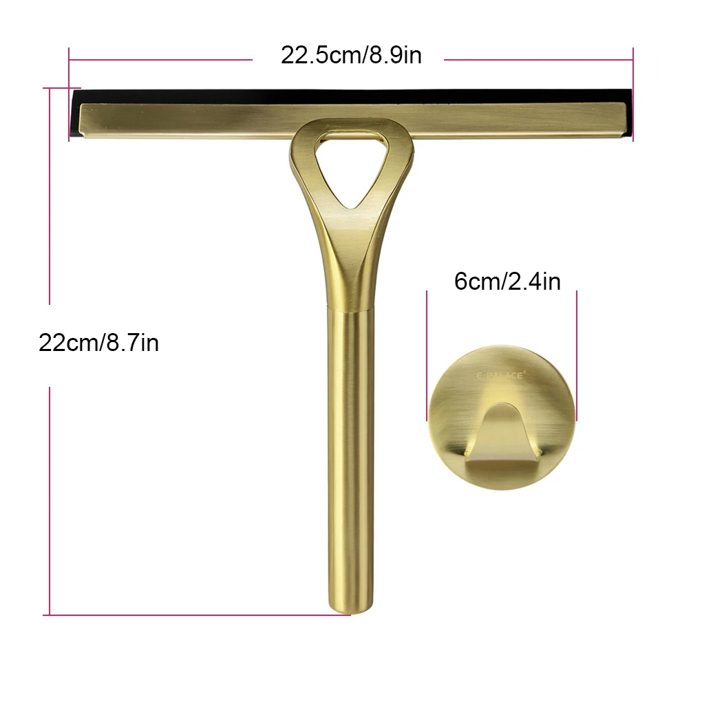 Escurridor de ducha de acero inoxidable fácil de usar para una limpieza efectiva, escurridor de ventanas multiusos fácil