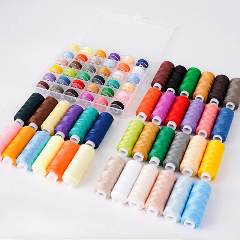 Household 36-color Spool Set 250 Yards Hand Sewing Sewing Machine Thread Polyester Thread 402 Sewing Thread Set