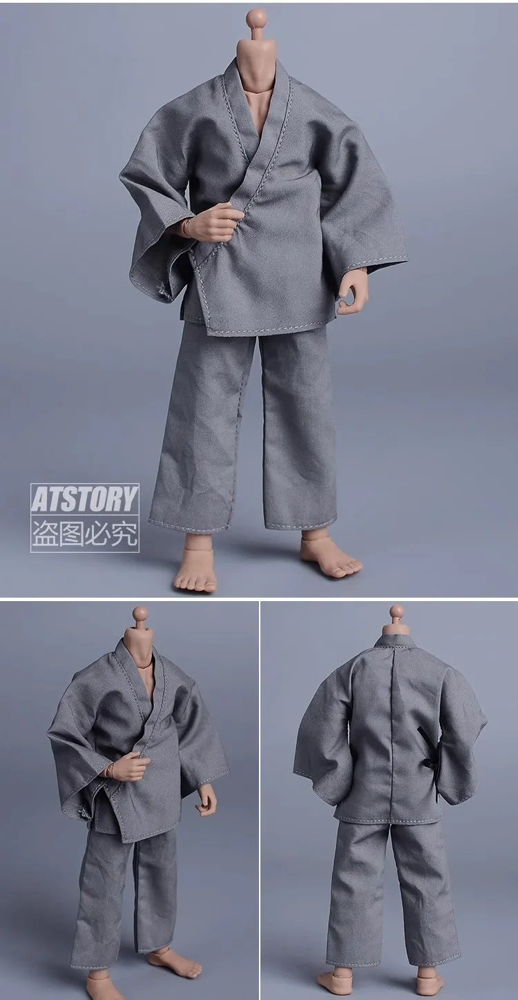 

ATSTORY 1/12 Ancient Soldier Fashion Clothing Leisure Hanfu Training Suit Model Fit 6'' Action Figures Body In Stock