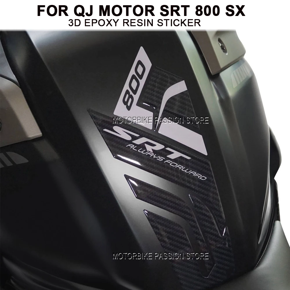 

For QJ Motor SRT 800 SX 2024 Motorcycle Fuel Tank Pad Sticker 3D Decal Protector Kit Epoxy Resin Protection Sticker