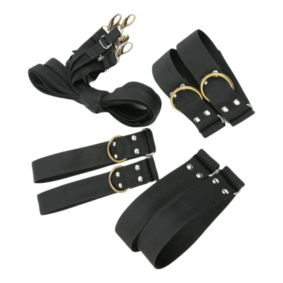 Adult Bdsm Erotic Products Toys Women Couples Handcuffs Binding Set SM Restraint Wrist And Ankle Cuff Sex Toy Harness Sex Shop