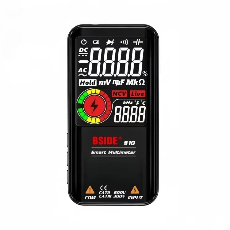 S10 Color Screen Digital Multimeter, Large Display True RMS Auto-Ranging Multimeter with High Accuracy for Electrical Testing