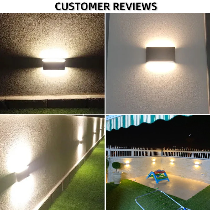 Up and Down LED Wall Lamp Waterproof IP65 Interior Wall Light For Bedroom Corridor Stairs Room Aluminium Indoor Outdoor Lighting