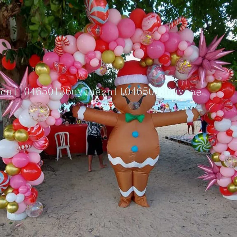 

Christmas Snowman Gingerbread Man Cosplay Inflatable Suit Christmas Tree Costume Christmas Themed Party Role-playing Costume
