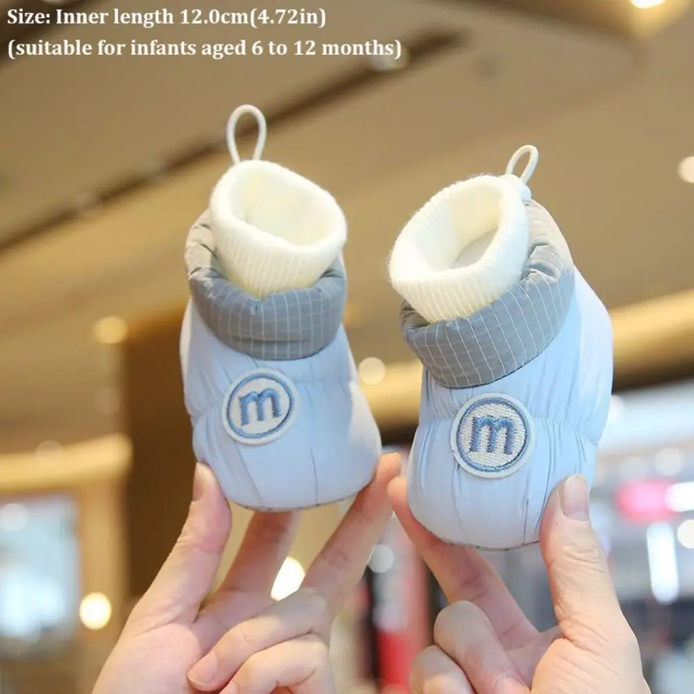 Cute Winter Infant Baby Boots Soft Warm Baby Booties Cozy Anti-slip Baby Cotton Shoes for Toddler Infant view 6