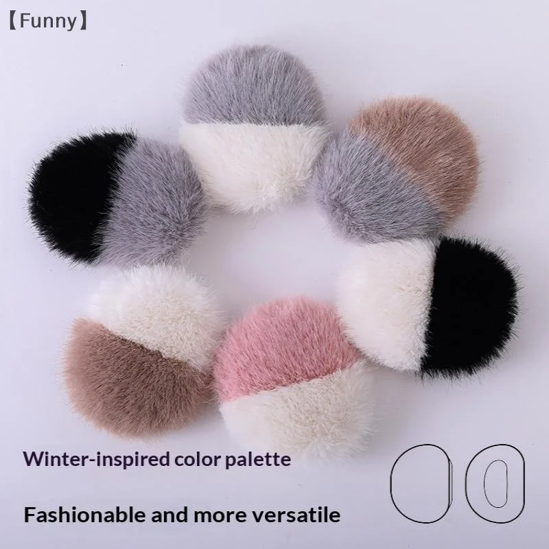 

ováсноФункциональноеndarWindproof Зимняя защита ушей Толстые пушистые флисовые накладки для ушей Грелки для ушей Накладки без ремешка