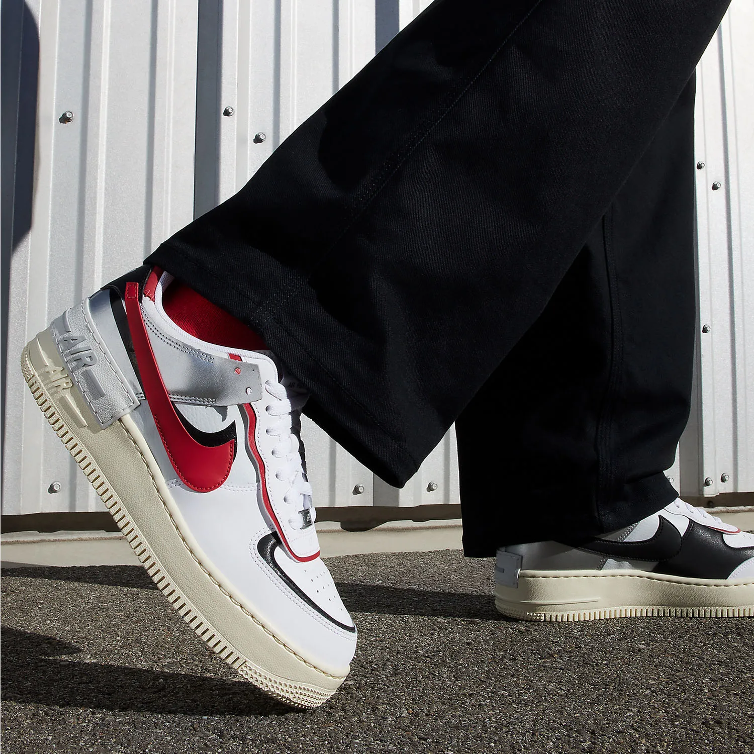 

Nike Official Authentic Women's AF1 Shadow Air Force 1 Durable Sports Shoes FN6335-100