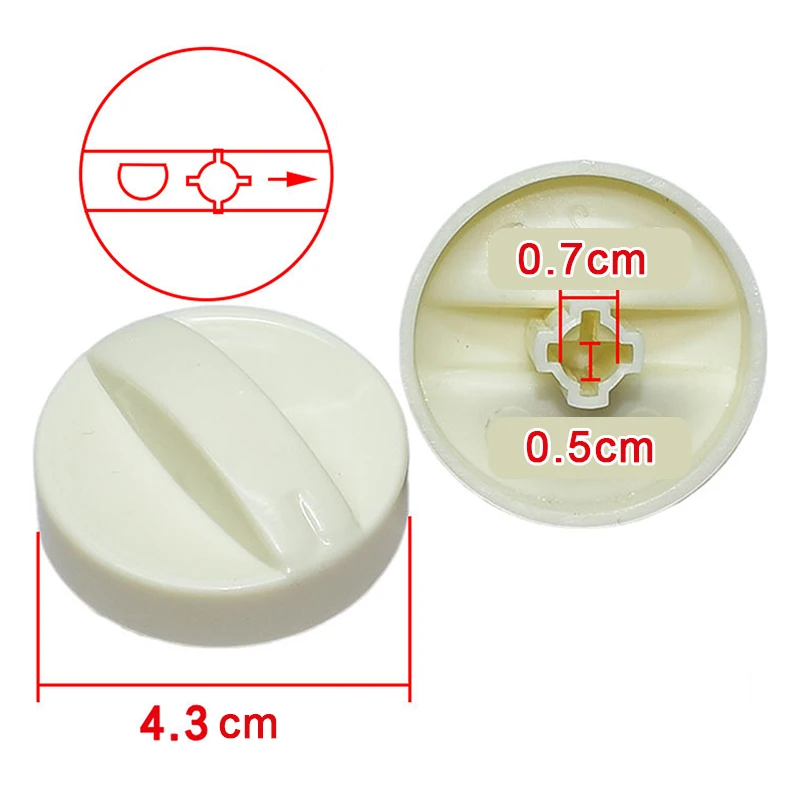 1pc Microwave Oven Rotary Knob Timer Plastic Control Switch For Media Universal Microwave Oven Spool Rotary Knob Timer Control