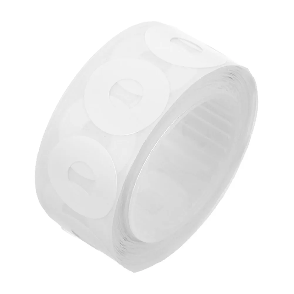 1 Roll PVC Binder Hole Reinforcement Stickers Self-Adhesive Heavy Duty Hole Punch Protectors for Ring Binders Notebook Paper