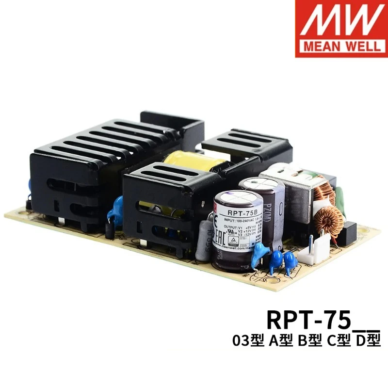 

MEAN WELL Power Supply RPT-75 RPT-7503 RPT-75A RPT-75B RPT-75C RPT-75D Three Outputs