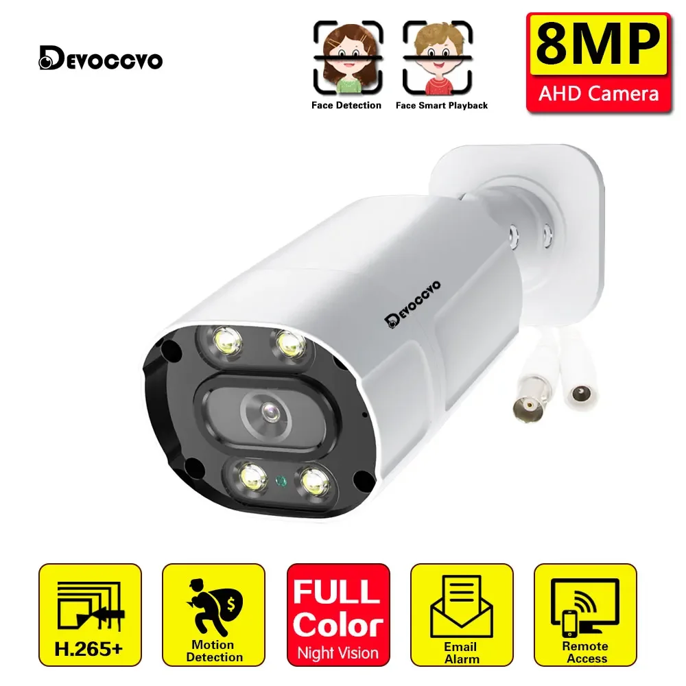 

XMEYE 4K 8MP AHD Security Camera BNC Outdoor Waterproof Color Night Vision Bullet CCTV Analog Camera Video Surveillance for DVR