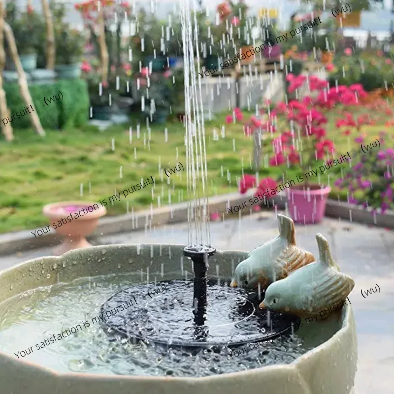 

Круглый солнечный фонтан, открытый бассейн, птичья ванна, фонтан, сад, плавающая водная функция, фонтанный насос