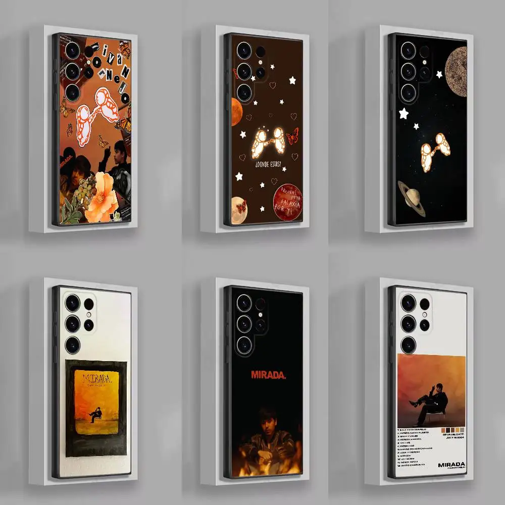 

I-Ivan C-Cornejo Mirada Phone Case For Samsung S25,S24,S21,S22,S23,S30,Ultra,S20,Plus,Fe,Lite,5G Black Cover