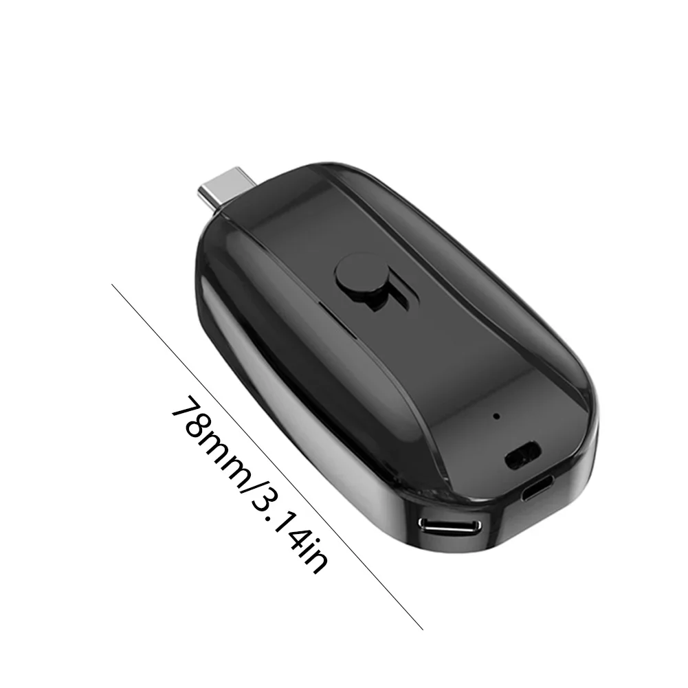 Mini caricabatteria esterno 1200mAh Batteria esterna per IPhone TYPE-C Alimentazione di emergenza Brocha vibradora Spazzolino da denti per adulti