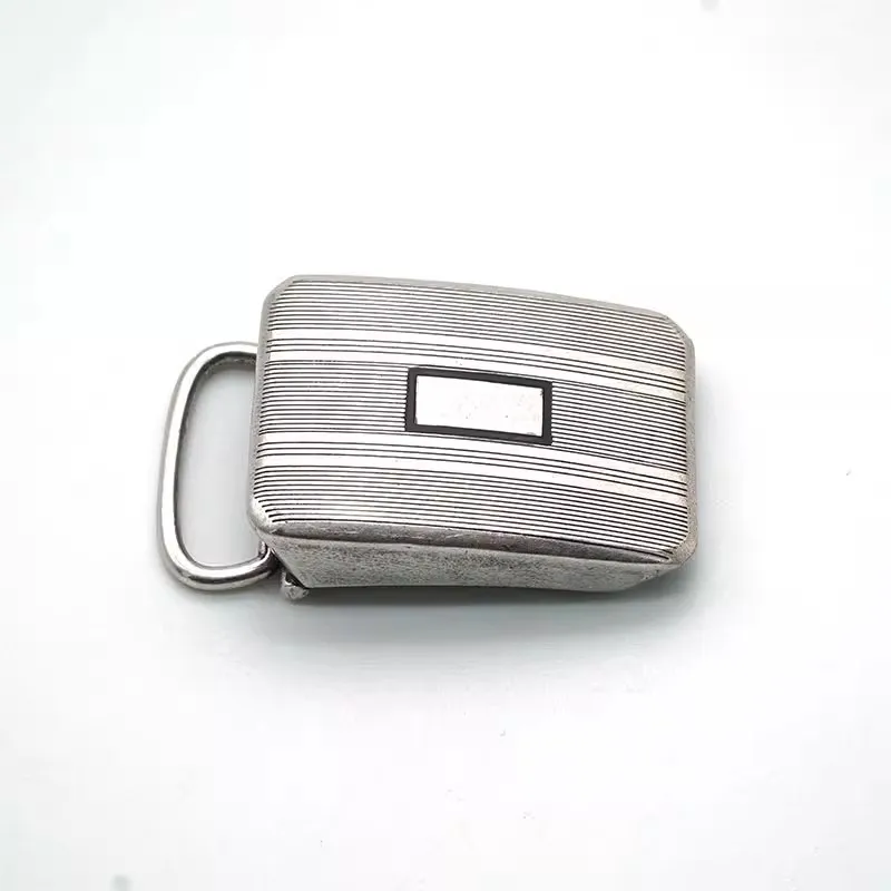Vintage Skate Skin Hinge Buckle for Men and Women, Brass Fashion, Pure Copper Belt Buckle, DIY Leather Craft, Jeans Accessory