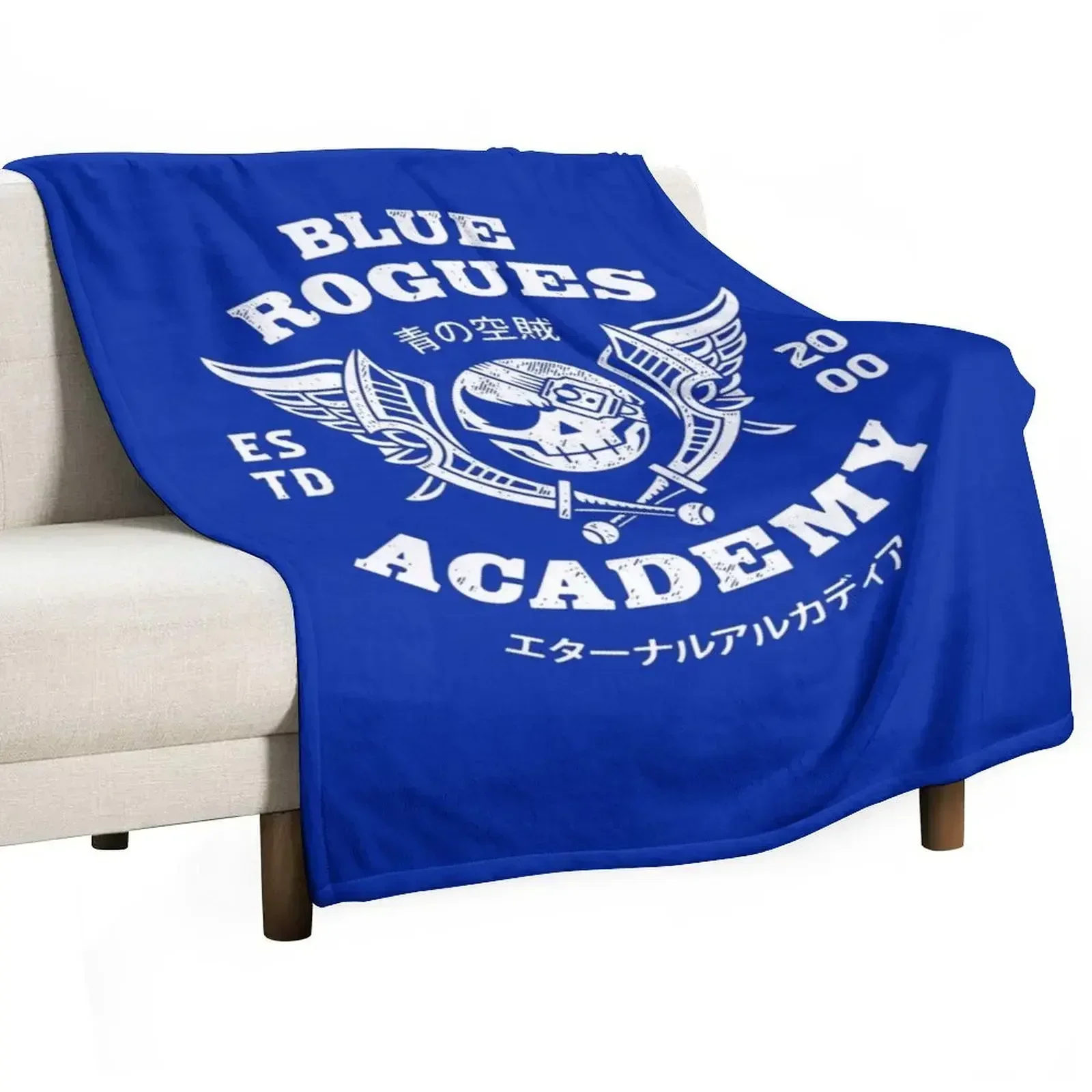 Blue Rogues Air Pirates Throw Blanket Polar Summer valentine gift ideas Flannel Fabric Nap Moving Blankets