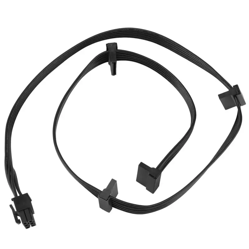Delicate Texture-3X Pcie 6Pin Male To 4 SATA Power Supply Cable For Seasonic Focus+/ MK3/ FX/ P Series 850PX 750PX 650PX 550PX P