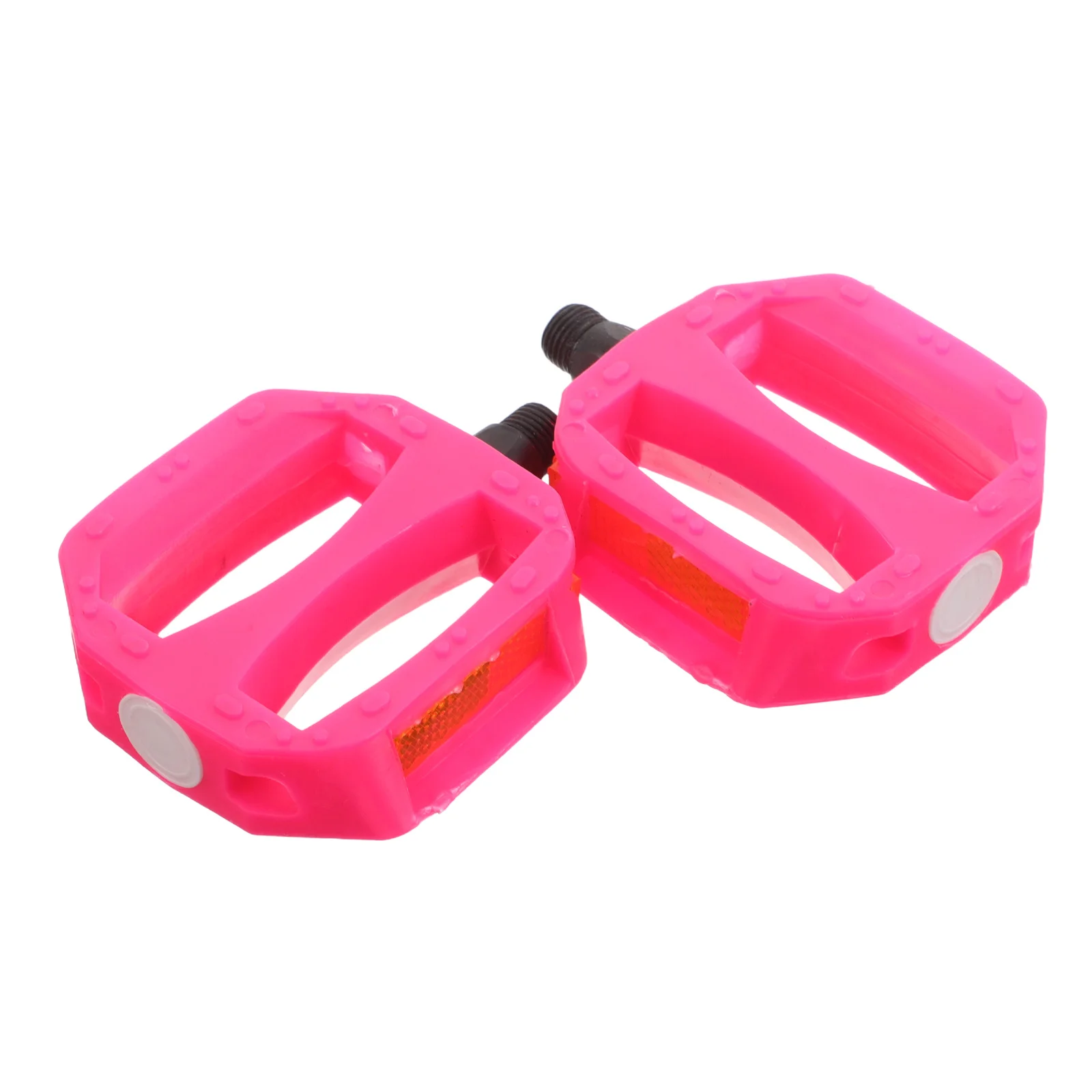 

1 Pair Bicycle Pedals 1/2-Inch Spindle High-Strength Plastic Replacement For Bike Mountain Tricycle Durable