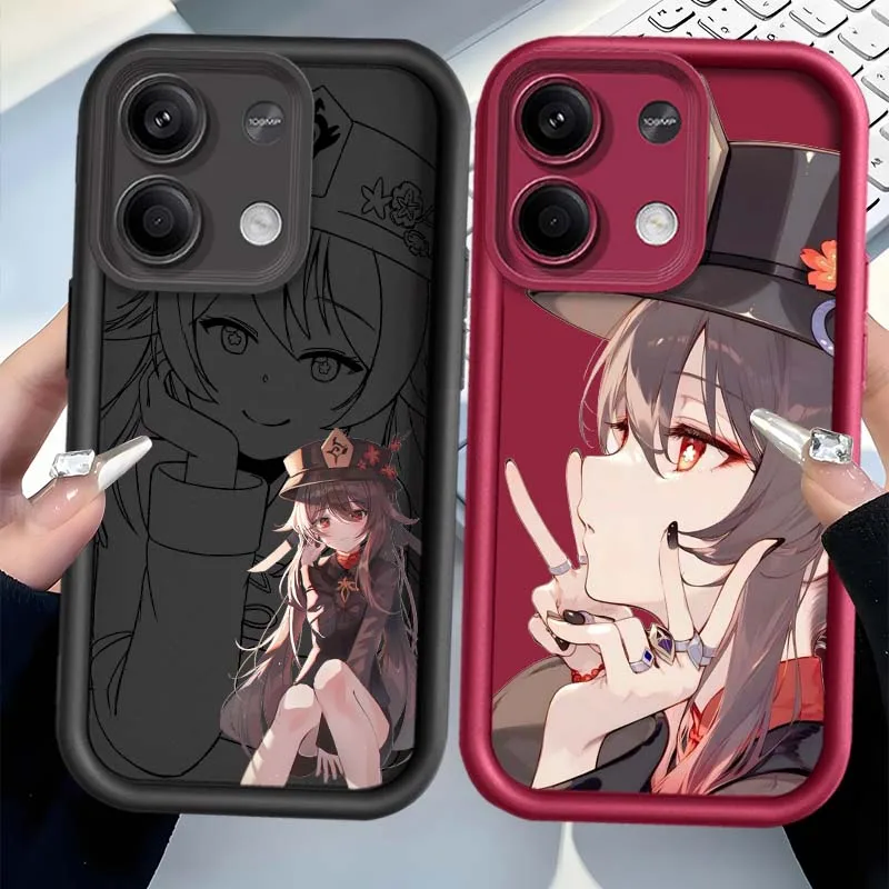 Funda Protectora para Teléfono con Diseño de Chica Anime Hu Tao para Oneplus Nord 4 2T N20 CE4 CE2 ACE 3 3V Oneplus 11R 10T 11 8T 9R