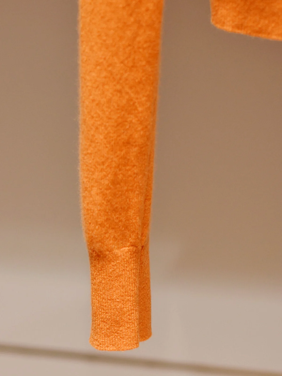 Faionable ort Sve طويل Sve جولة Ne محبوك سترة للنساء العصرية البرتقالية المفتوحة سترة Sle الخريف وصول جديد