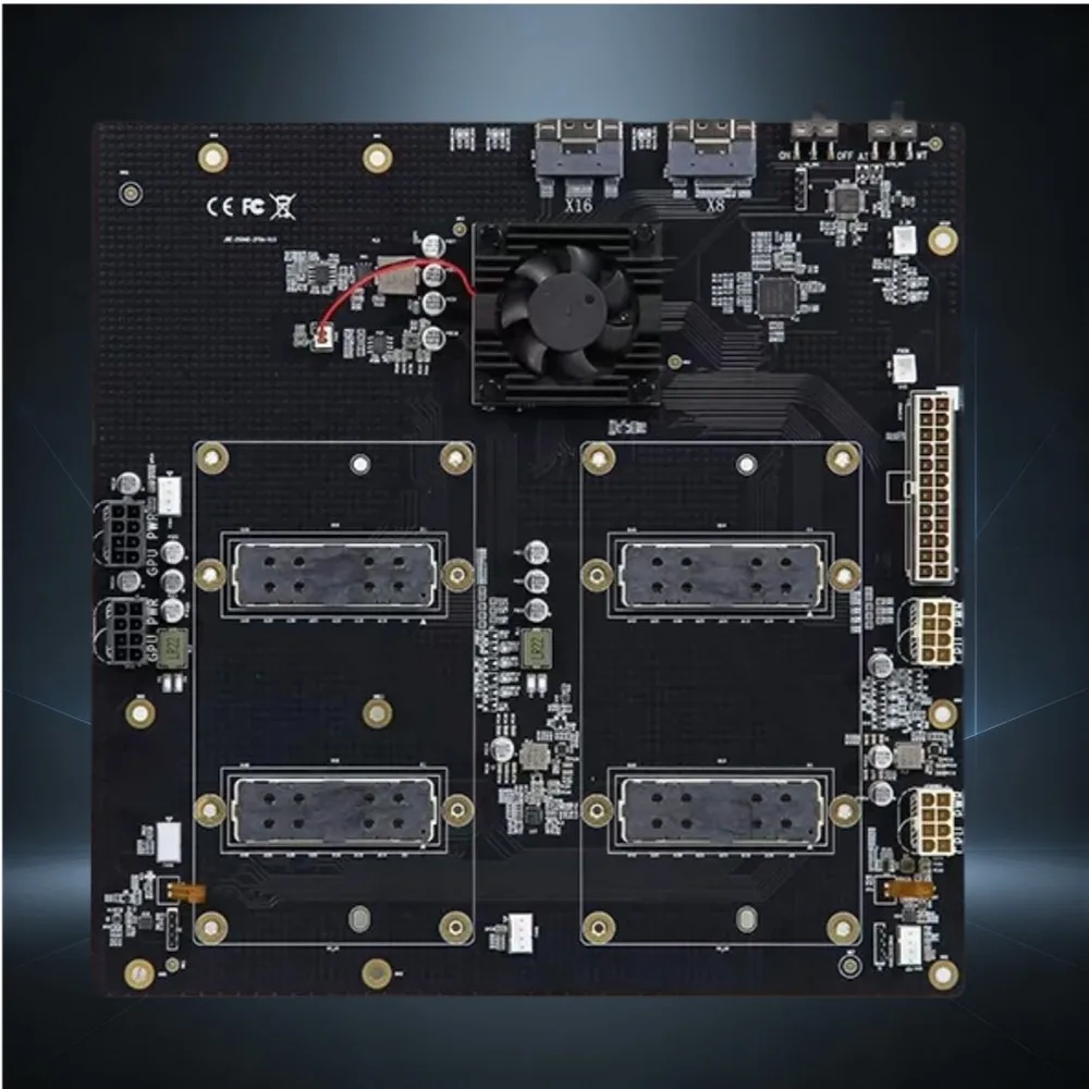 V100 SXM2 300G NVLink GPU double carte, accélérateur de calcul IA haute vitesse sans interconnexion fractionnée