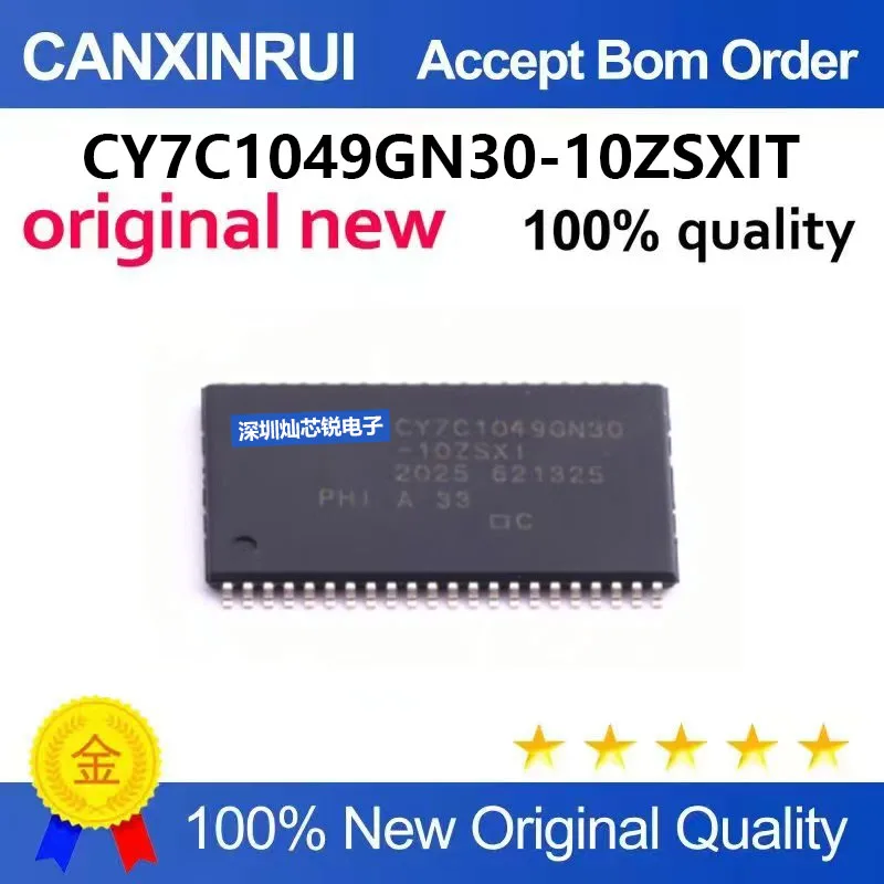 (5-100pieces)Brand new original CY7C1049DV33-10ZSXI CY7C1049DV33 TSOP48 memory chip