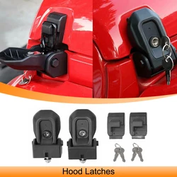 Car Engine Hood Latch Lock Catches Kits Decaration for Jeep Wrangler JL 2018 2019 2020 2021 2022 2023 Unlimited Accessories