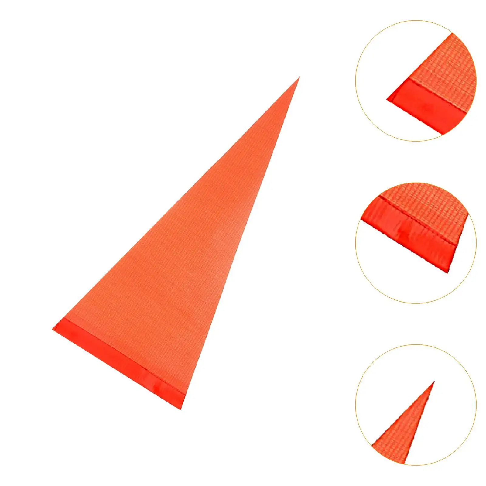 Bike Tail Flag Camping Portable PVC Triangle Flag Decoration Bike Pennant