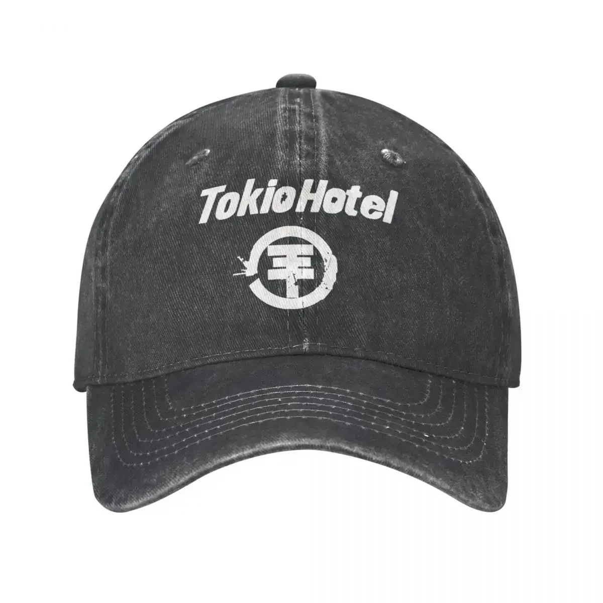 Genres Rock Tokio Hotel Gorra de béisbol unisex Logo Gorras de mezclilla desgastadas Sombrero Vintage Sombreros de verano al aire libre