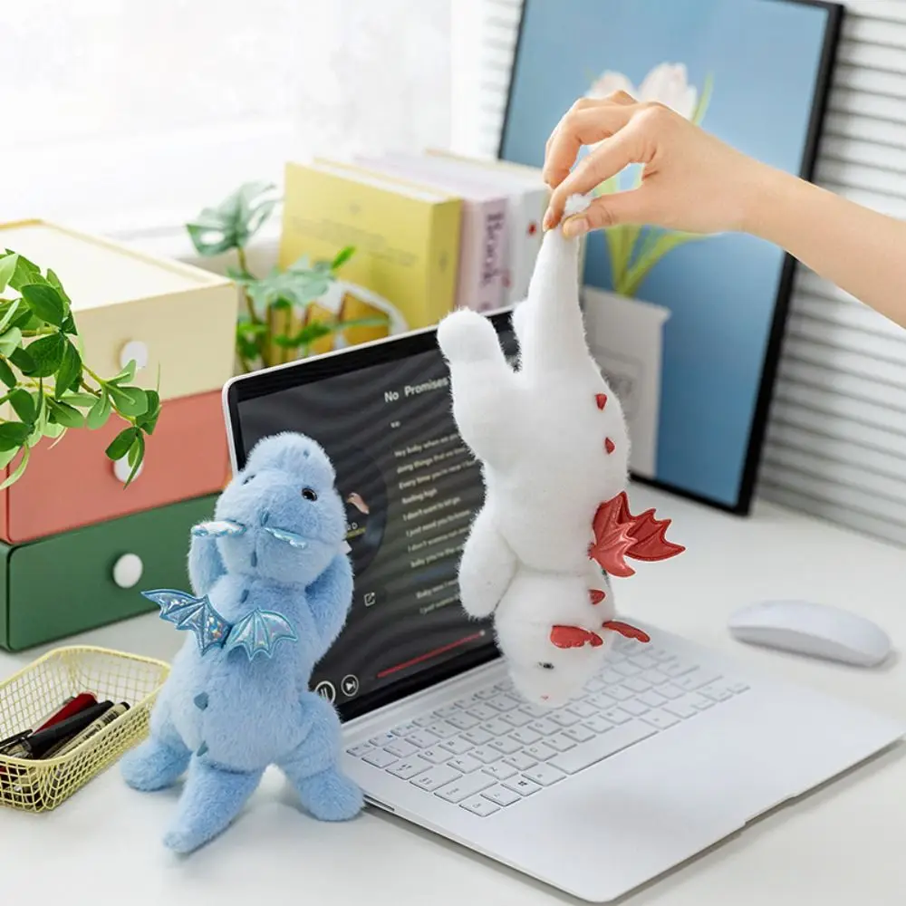 

Soft Material Little Flying Dragon Dolls Plush Fabric Kawaii Design Dinosaur Plush Toys Fun Doll 28cm