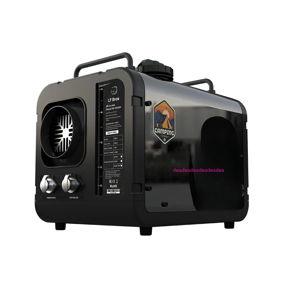 

Дизельный обогреватель 5 кВт, 12/220 В, для дома на открытом воздухе, для кемпинга, новый универсальный парковочный обогреватель, черный стиль