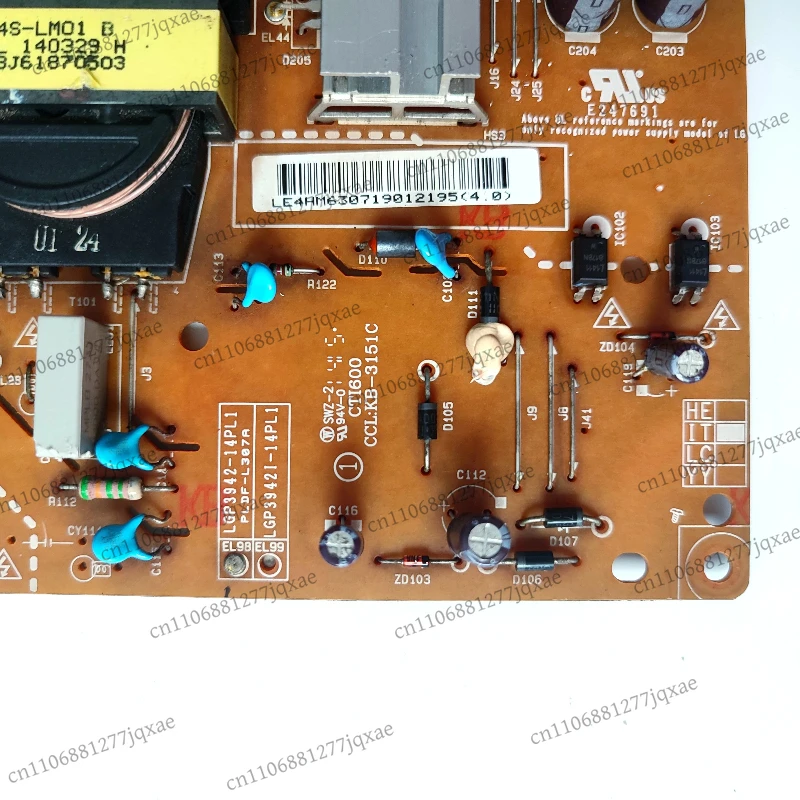 

Плата блока питания для телевизоров 42/39 дюймов 42LB550V 42LB570V 42LB580V 42LB650V EAX65423701 (2.0) REV 2.0 LGP3942-14PL1