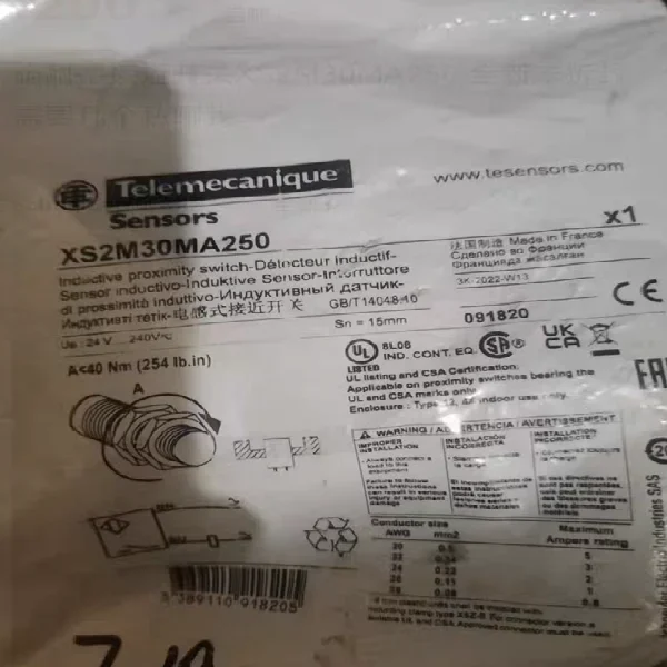 

2026 1pc Xs2m30ma250 Xs2-m30ma250 Brand New Original Spot Plc