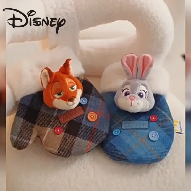 

Подлинные милые плюшевые перчатки Disney Potdemiel Джуди Ник Микки, сумка через плечо, портативные аксессуары, осенне-зимний подарок на Новый год
