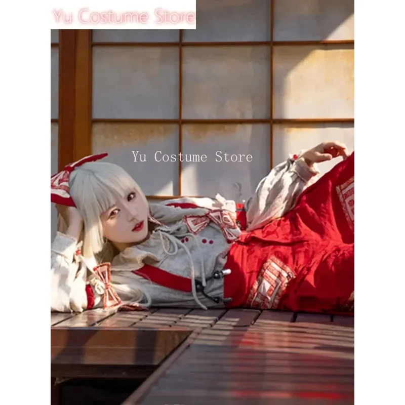 

Костюм CyYu Touhou Project Fujiwara No Mokou, карнавальный костюм, потому что игра, аниме, вечерние униформа, одежда для ролевых игр на Хэллоуин